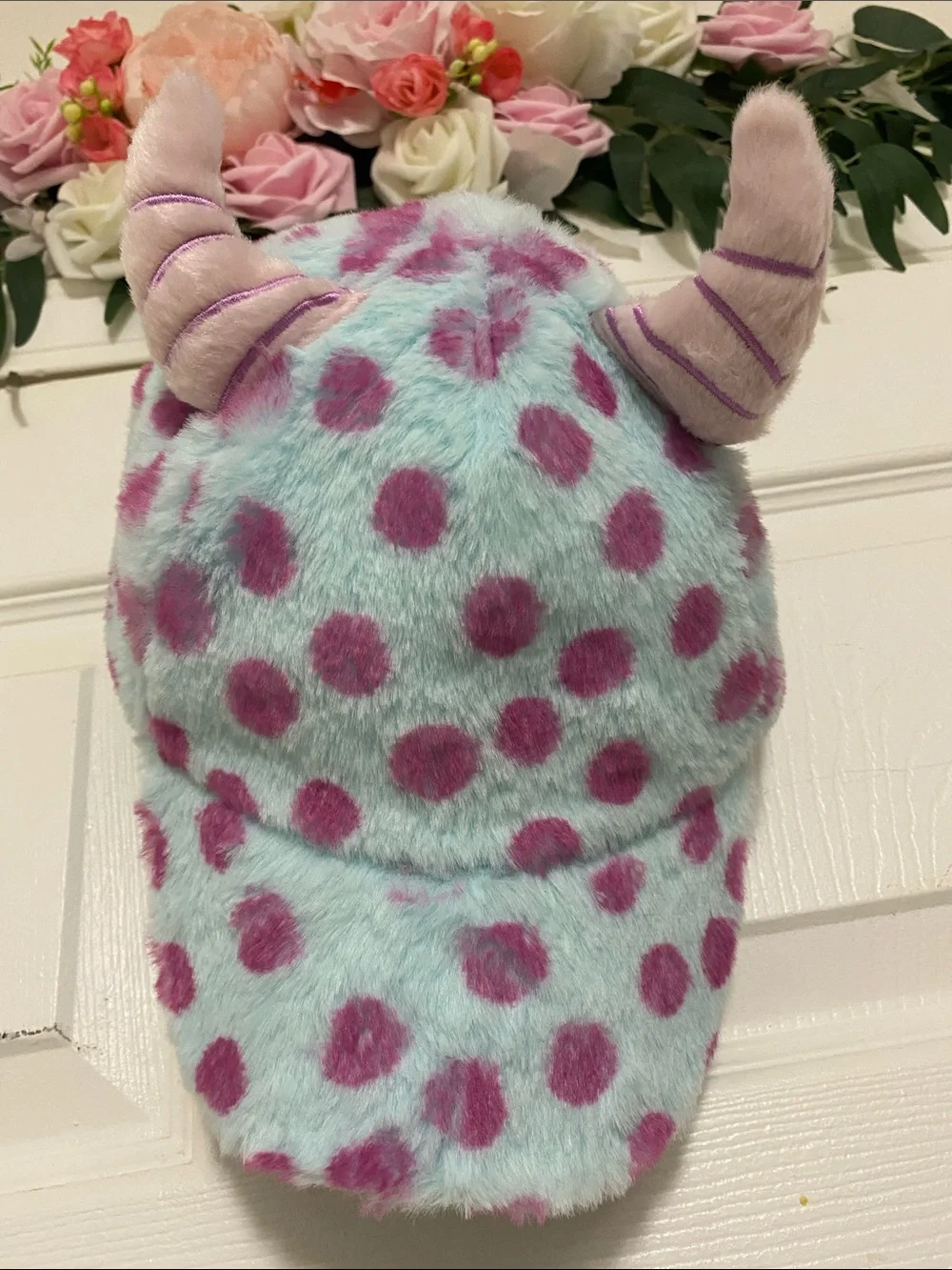 Disney Parks Monsters, Inc. Sulley Fuzzy Baseball Cap, an official furry cosplay